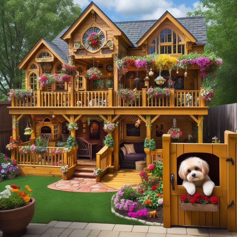 DIY Fancy Dog House: Build a Pooch Palace Now!